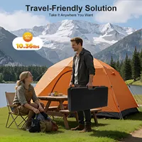 Réchaud de camping à double brûleur, cuisinière à gaz portable pour pique-nique en plein air, barbecue, restauration instantanée, double brûleur extérieur