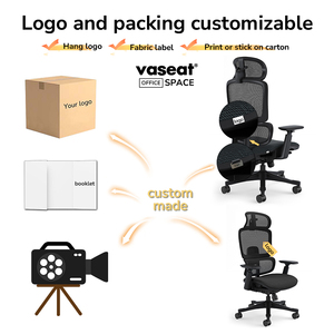 Vaseat Chaise de bureau de direction moderne ergonomique pivotante avec accoudoirs, réglable <span class=keywords><strong>en</strong></span> hauteur, <span class=keywords><strong>pour</strong></span> travail et ordinateur, vente <span class=keywords><strong>en</strong></span> gros - Product Image 5