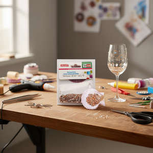 Strass Ilan 2mm Colore Champagne per Artigianato e Accessori Fai-da-Te Confezione da 3g - Product Image 3