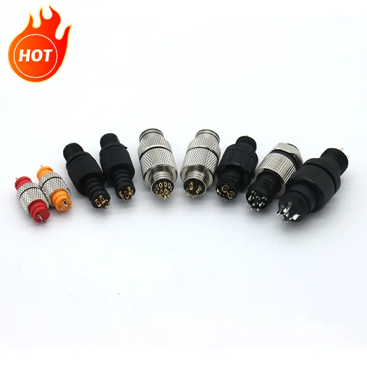 custom m8 m12 m16 connector cable ip68 waterproof connector 2 3 pin 4 pin 5 6 8 pin waterproof connector