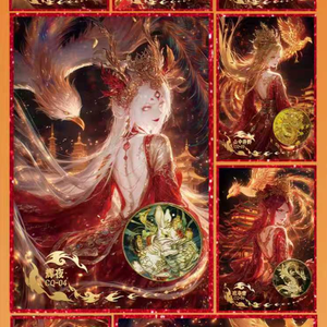 Lingyin Culture Drum Tower Phoenix Nar Utoo A6 <span class=keywords><strong>Full</strong></span> Acrylic Art Paper Anime Waifu Acrylic Standee Card Collection Gift Blind Box - Product Image 1