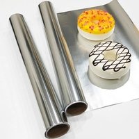 Boîte d'emballage alimentaire en aluminium Rouleaux de papier d'aluminium 300 mètres 15m Bobine de papier d'aluminium