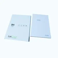 Film de protection d'écran en verre trempé pour téléphone portable personnalisé Boîte de protection en papier pour emballage d'étui de téléphone portable