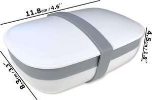 Boîte à savon <span class=keywords><strong>de</strong></span> voyage, porte-savon avec éponge et <span class=keywords><strong>bande</strong></span> en silicone, étanchéité forte - Product Image 4