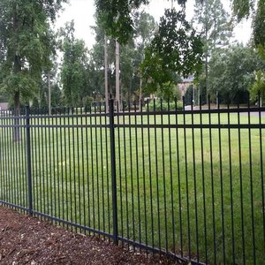Nouvelle clôture de sécurité extérieure avec panneaux tubulaires en métal, fer et aluminium pour la maison - Product Image 4