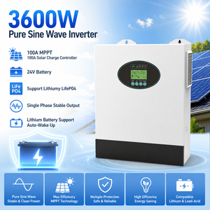Inversor Solar Híbrido <span class=keywords><strong>Sungrow</strong></span> Todo en Uno de Onda Sinusoidal Pura de 5KW 12V 220V 6KW 10KW 12KW para Aire Acondicionado y Generador - Product Image 6