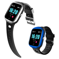 Reloj Inteligente con Videollamadas 4G, Detección de Caídas, Temperatura para Personas Mayores, Botón SOS, Rastreador GPS Gf-07, Teléfono Inteligente