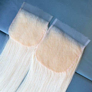 Vente en gros de cheveux humains vierges 100% Remy, 613 lisses, fermeture en dentelle HD 5x5 6x6 - Product Image 4