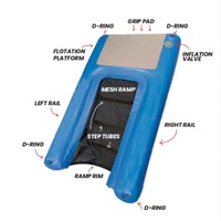 Plateforme flottante gonflable en PVC pour chien, jouet aquatique pour chien