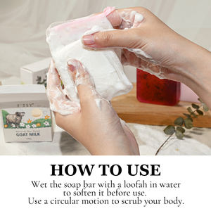 สบู่มังสวิรัติผลิตภัณฑ์ดูแลผิวฉลากส่วนตัวที่กําหนดเองผิวธรรมชาติไวท์เทนนิ่งมือทําสบู่ดําแอฟริกัน - Product Image 5