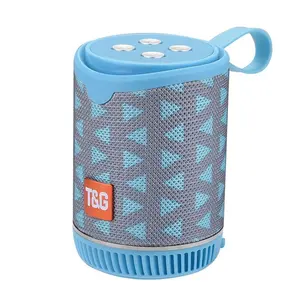Creative gift promotional advertise speaker TG528 fabric wireless speaker portable subwoofer mini waterproof speaker