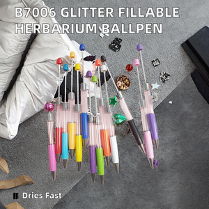 Bolígrafo <span class=keywords><strong>de</strong></span> Plástico en Blanco para Manualidades DIY, Rellenable con Purpurina, con Efecto <span class=keywords><strong>de</strong></span> Esfera Flotante, para Añadir Cuentas, Tubo Vacío, Globo <span class=keywords><strong>de</strong></span> Nieve, <span class=keywords><strong>de</strong></span> Secado Rápido - Product Image 2