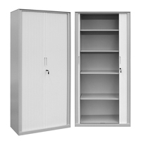 Armoire de rangement métallique en acier laminé à froid de 0,6 à 1,2 mm avec étagères réglables pour bureau