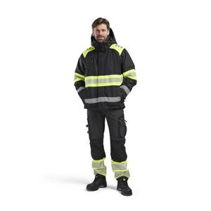 BLAKLADER - 448019779933XS Veste d'hiver haute visibilité Noir/Jaune-EAN 7330509855867 HI-VIS WORKWEAR - Product Image 3