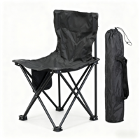 Chaise de camping pliable ergonomique en tissu Oxford, portable et confortable, pour la randonnée, la pêche, le pique-nique, la plage, le jardin et les voyages
