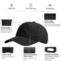 Casquette de sport personnalisée en popeline Oxford unie, broderie à la main, ajustement unisexe, fermeture à boucle en cuivre argenté, motif à pois/fruits