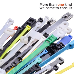 自锁尼龙扎带环保100毫米白色和黑色拉链扎带制造商从中国批发 - Product Image 6