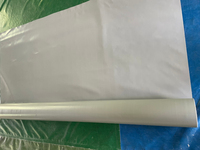 Rouleau de tissu de bâche en polyester enduit de PVC imperméable tricoté en chaîne de 420g/m2 du fabricant style uni pour lit de saut à l'air