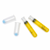 Tube de prélèvement sanguin à activation sous vide jetable avec aiguille rétractable
