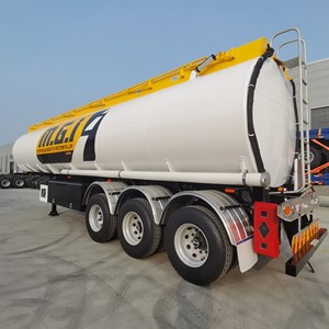 Semi-remorque citerne à huile en acier, double carburant essence/diesel, 3 essieux, personnalisable, à prix abordable, capacité de charge de 30 000 kg - Product Image 1