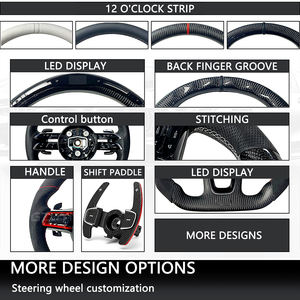 <span class=keywords><strong>Volant</strong></span> LED en fibre de carbone performant Matériau forgé Cuir Alcantara personnalisé Style <span class=keywords><strong>S</strong></span>-<span class=keywords><strong>Line</strong></span> Vente en gros pour <span class=keywords><strong>Audi</strong></span> a <span class=keywords><strong>S</strong></span> Series - Product Image 5