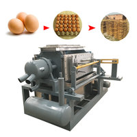 Machine automatique de fabrication de boîtes à œufs ligne de recyclage de papier de pulpe de déchets respectueux de l'environnement machine à fabriquer des plateaux à œufs