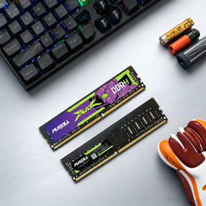 PUSKILL DDR4 16GB 3600MHz โมดูลหน่วยความจำ RAM สำหรับเดสก์ท็อป ดีไซน์สีม่วงเขียว ประสิทธิภาพสูงสำหรับการเล่นเกม อัปเกรด - Product Image 4