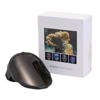 Masque facial réaliste Cyberpunk Horreur LED Pleine Couleur Taille Adulte Matériau PS Personnalisé Halloween Super Héros APP Effrayant DODY