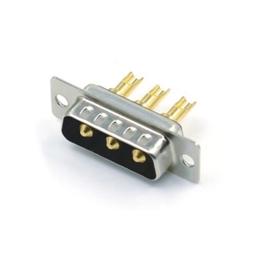 Conector Hembra D-<span class=keywords><strong>Sub</strong></span> 3W3 Combo con <span class=keywords><strong>Copa</strong></span> de Soldadura 20A de Contacto Mixto para Ensamblaje de Cables y Mazos de Cables - Product Image 4