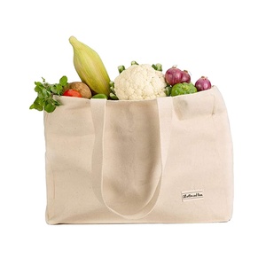 Sac fourre-tout en toile de coton écologique pour femmes, réutilisable, avec poche et logo personnalisé – Offre spéciale - Product Image 1