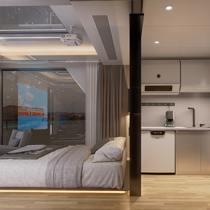 Nhà CONTAINER mô-đun với tấm bánh sandwich ngủ nhà khách sạn container cho khu nghỉ mát và cho thuê sử dụng - Product Image 3