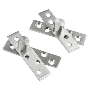 Stainless Steel Swivel <b>Hinge</b> Eccentric Center Shaft 180 Degree <b>Door</b> <b>Window</b> <b>Hinges</b> Minimalist Design - Product Image 2
