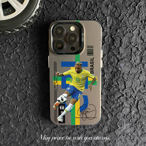 Großhandel Mode Fußballspieler Laser Shock proof PC TPU Handy hülle 15 16 17 Handy hülle - Product Image 3