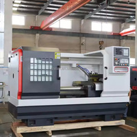 Torno automático CNC CK6160 de alta velocidad Torneado de metal horizontal de un solo husillo con sistema de control GSK de servicio medio