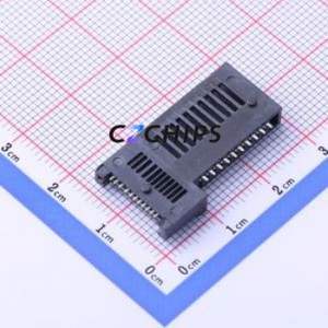 HYCW65-2IN121-420B SIM Card Connector SMD Connector Plug-In Type Nano SIM Card Card Holder No Card Detection - Product Image 2