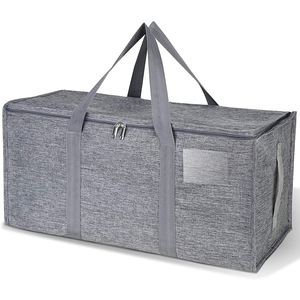 Chambre Placard Couette Heavy Duty Extra Moving Bag Tote Vêtements Organisateur Grand Sac De Rangement