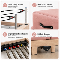 Appareil de Pilates Reformer Formfit, Machine de Pilates Reformer pliable, Ensemble d'entraînement Pilates