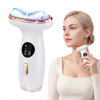 Masseur électrique sans fil à photons LED chaud/froid Gua Sha 7 modes, micro-courant, lifting anti-âge pour le visage et le cou
