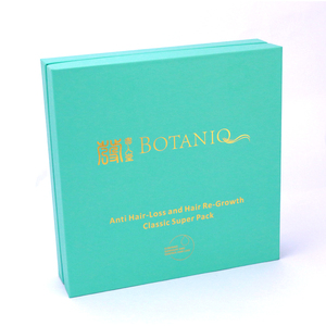 Scatola Regalo in Cartone Rigido con Logo Personalizzato Stampato in Lamina d'Oro e Inserto in Schiuma EVA Nera per Confezioni di Prodotti per la Cura dei Capelli e Cosmetici - Product Image 2