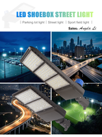 Lampe de parking LED ETL DLC avec capteur photocellule, 3 CCT couleurs, 3 puissances 120-347V 480V, éclairage extérieur LED pour rue 300W 250W 200W