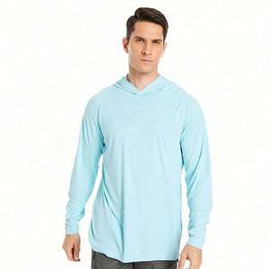 Camisetas de Pesca de Manga Larga para Hombre, con Capucha, Personalizables con Logotipo, Protección Solar UPF 50, Impermeables, 100% Poliéster - Product Image 4