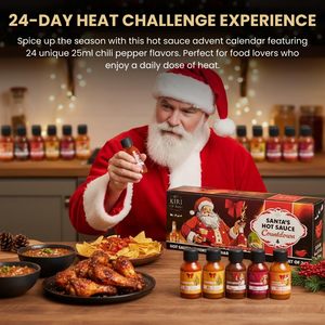 Coffret <span class=keywords><strong>Cadeau</strong></span> de 24 Bouteilles de Sauces Piquantes Gourmandes – Défi Chili Extrême Saveurs Mondiales – Condiments Premium <span class=keywords><strong>pour</strong></span> Hommes - Product Image 3