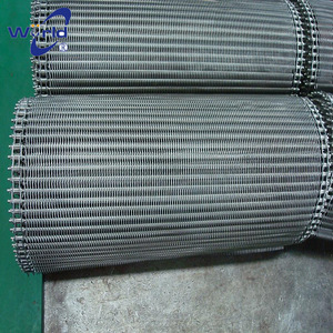 304 thép không gỉ thực phẩm cấp đồng bằng Dệt Hàn lưới băng tải - Product Image 2