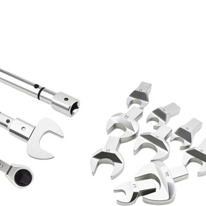 Clé dynamométrique réglable 11 pièces 20-220 N.m / 10-110 N.m à tête ouverte réglable pour l'entretien automobile - Product Image 5