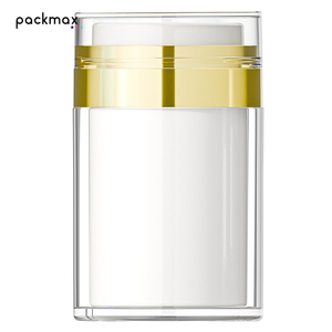 PMMA Cylinder Airless Pump 15-100g Refillable Lotion <b>Face</b> Cream & <b>Sunscreen</b> Cosmetic Bottle - Product Image 2