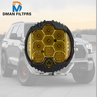 Barre lumineuse de travail LED de 7 pouces, projecteurs, 3 côtés, feux antibrouillard pour route, pour Lada 4x4 4WD ATV voitures, motos, éclairage extérieur automobile