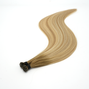 Extensions capillaires en gros à pointe en K, couleur Balayage Ombré, double épaisseur, cheveux humains russes Remy, extensions à pointe en <span class=keywords><strong>U</strong></span> avec kératine, fournisseur - Product Image 3