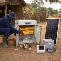Couveuse industrielle d'oeufs de poule énergie solaire de machine d'oeufs à couver de double puissance