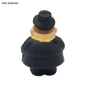 Unisex Anti-Stress Bert Shaped PU Foam <b>Ball</b> Release Pressure Chimney Sweeper Style Promotional Toy with Customizable Logo - Product Image 2