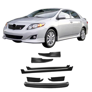 สำหรับ <span class=keywords><strong>Toyota</strong></span> <span class=keywords><strong>Altis</strong></span> 2008 <span class=keywords><strong>2009</strong></span> สำหรับ <span class=keywords><strong>Toyota</strong></span> Corolla ชุดแต่ง Body Kit พลาสติกใหม่ สปลิตเตอร์หน้า สปลิตเตอร์หลัง สเกิร์ตข้าง ลิปหน้า - Product Image 2